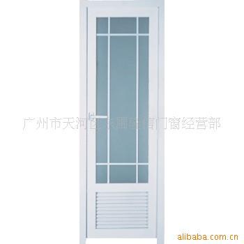 厂家微利直销塑钢卫浴门/双开门/双玻夹花