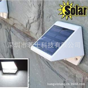 工厂直批太阳能壁为篱笆灯太阳能壁灯台阶灯4LED楼梯灯