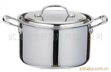 三层复合不锈钢汤锅(耐帝厨具)