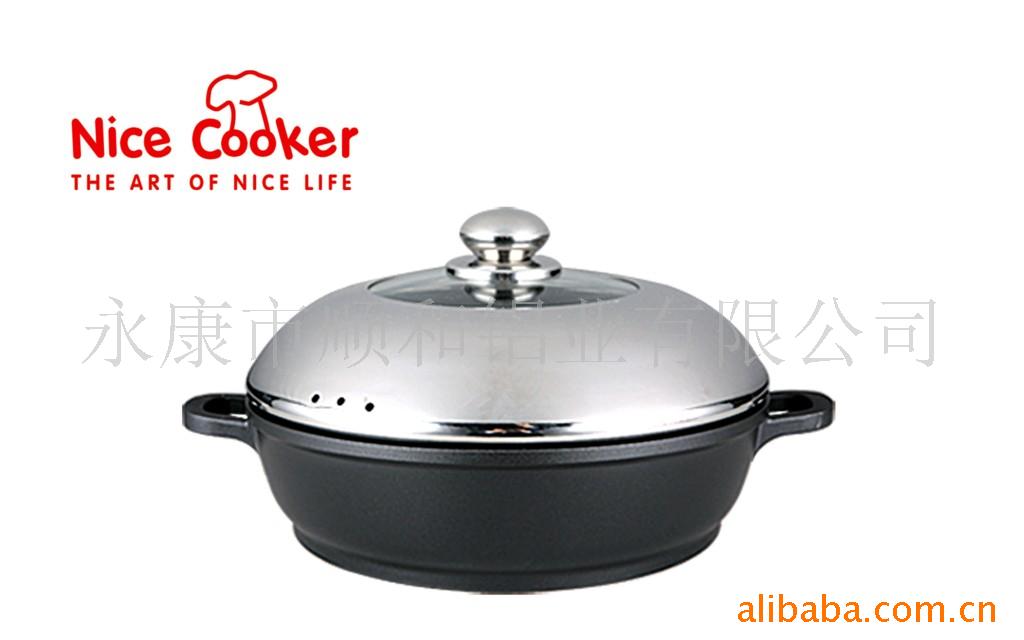 铸铝不粘锅.煎锅.奶锅.铝锅.烤盘.炒锅.鱼锅.