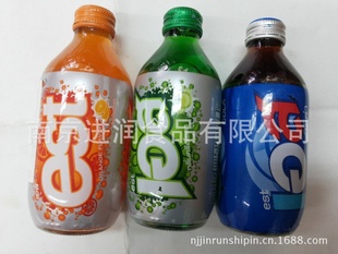 泰国EST百事可乐/橙味汽水/柠檬汽水玻璃瓶250ml