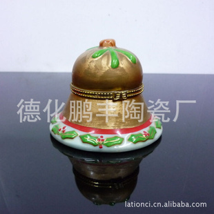 德化鹏丰卡通趣味钟形首饰盒产品(可来图来样订制)