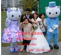 提供北京精灵卡通服装,毛绒卡通人偶服饰,婚礼紫KT猫