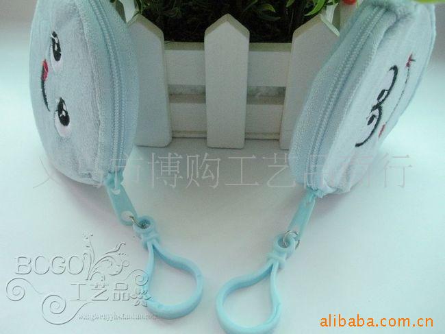 批发儿童毛绒零钱包卡包卡通零钱包袋