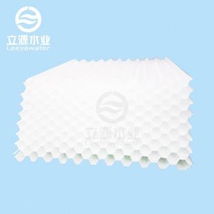 蜂窝斜管填料(Φ25内径,0.5mm片厚,乙丙共聚,尺寸1000*1000*86