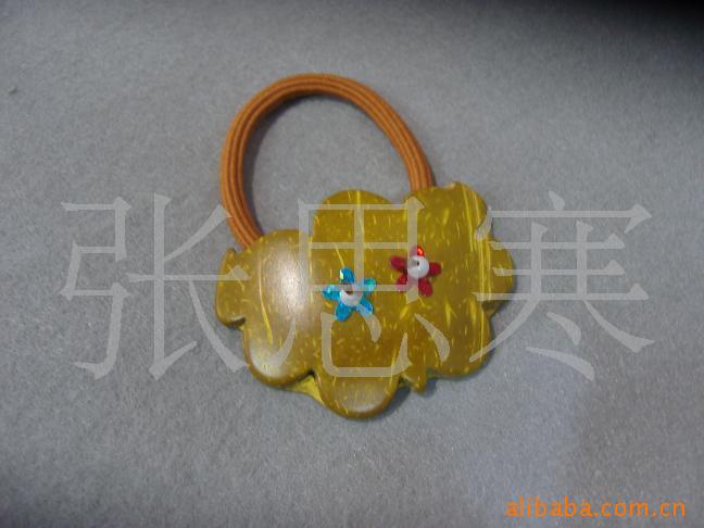 批发椰雕椰子壳工艺品饰品头饰