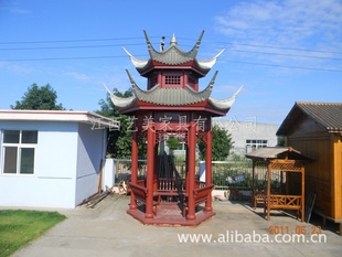 厂家直销双层景观凉亭远销东南亚全国各地可现场订做