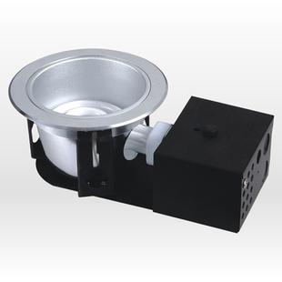 双士照明/现代简约双环筒灯/氧化砂银/4寸/13W/STD0105411ZT