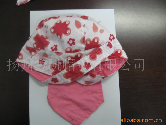海盗帽、童帽、印花、手工工艺帽