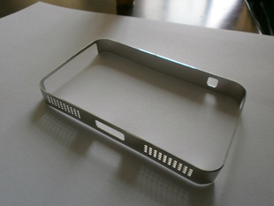 厂家提供iphone5金属铝上下贴高光加工