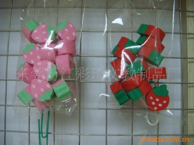 水果橡皮擦ERASER,生产,环保材料。