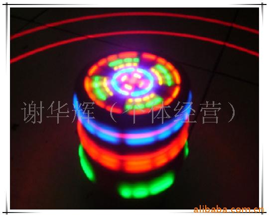 发光陀螺,音乐激光陀螺,音乐陀螺,木陀螺