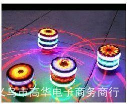 新奇玩具木陀螺/音乐陀螺/发光陀螺/七彩陀螺