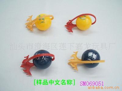 SM069051-4款表情陀螺球塑料儿童玩具