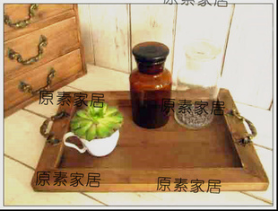 托盘托盘旧木托盘实木简约托盘日式托盘