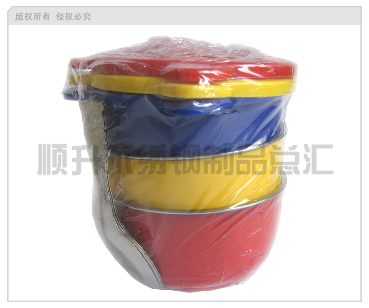 儿童彩碗儿童碗不锈钢碗卡通碗保鲜碗