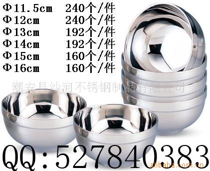 不锈钢碗,隔热碗,礼品,馈赠礼品,双层碗