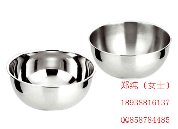 供应/销售/生产不锈钢双层碗/沙拉碗/碗
