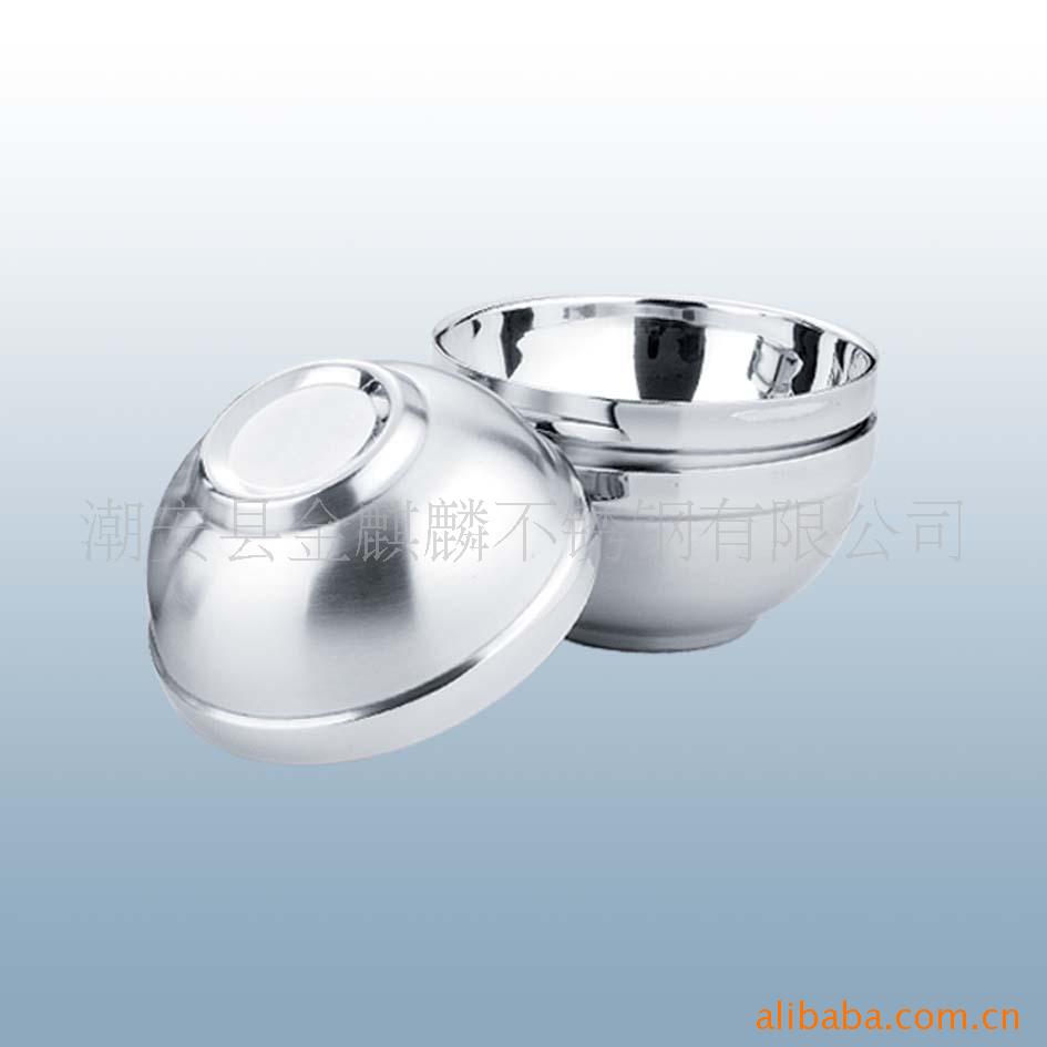 不锈钢碗,汤碗,不锈钢双层碗,餐具,碗