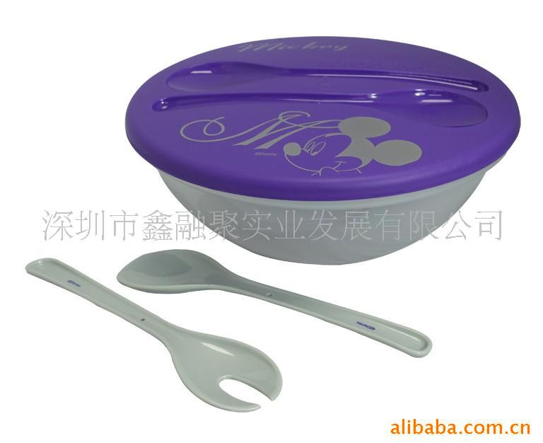 迪士尼家居礼品食品级pp塑料沙拉碗(图)