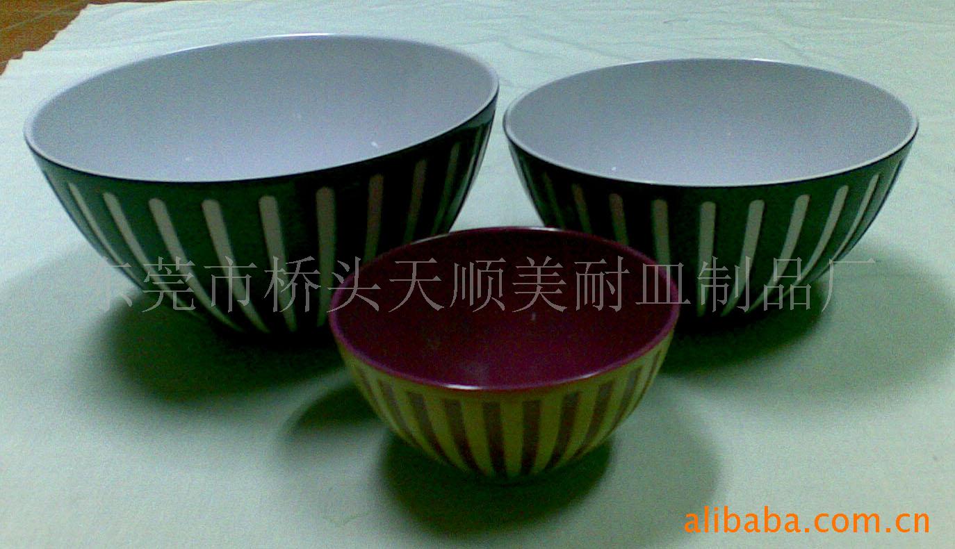 双沙拉碗,美耐皿餐具,密餐具,