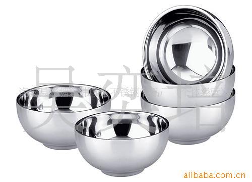 不锈钢双层食碗(图)