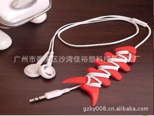 厂家直销鱼骨头绕线器iphone绕线器实用小礼品赠品
