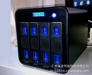 NAS5004bayλ+PT/BT+LCDʾ+l˫ǧ+1GCPU