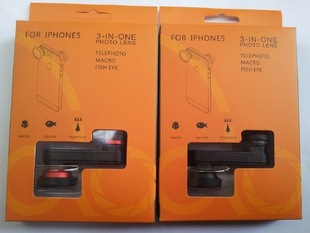 鱼眼广角微距iPhone5手机特镜头三合一镜头