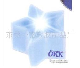 塑胶玩具发光七彩搪胶玩具PVC搪胶公仔玩具搪胶星星