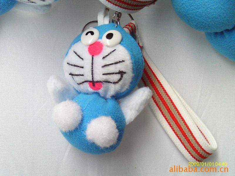 机器猫毛绒挂件二元2元批发二元配货