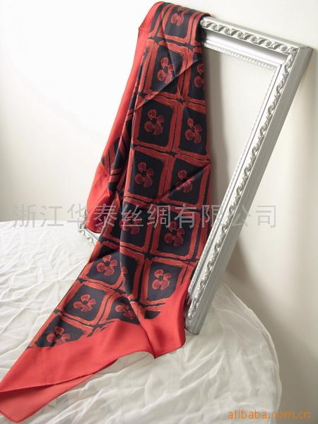 印花系列围巾(图)