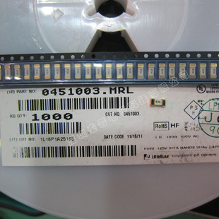 Ƭ˿1808Littelfuse0451003.MRL3A125V