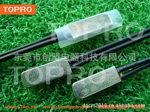 9700温控开关135度高温铁壳热保护器