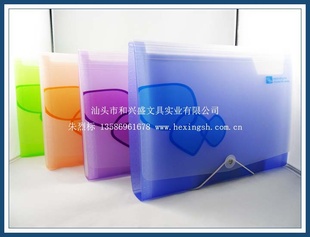 新品上市款风琴包和兴盛F1571品格12层内页PP公事包