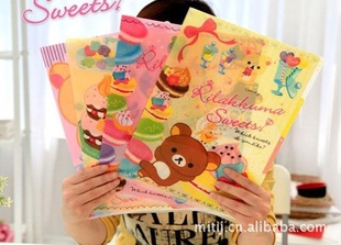 ľRilakkuma3ҳPVCļA4ݼ45g