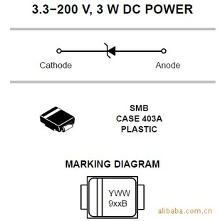 Ƭѹ1SMB5925BT3,1SMB5926BT3