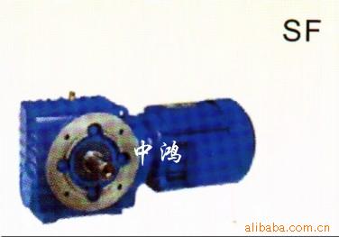 小法兰空心轴安装涡轮蜗杆减速机SAZ