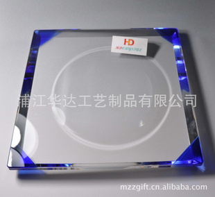 厂家直销-水晶托盘,水晶工艺品,酒店用品