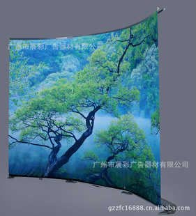制作舞台背景,屏风展示架,宽屏POP架可收缩,宽底任意加长