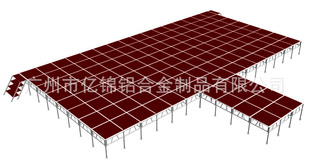 铝合金活动舞台,T型拼装舞台,时装秀T型台表演舞台