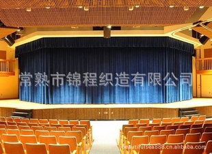 常熟锦程织造直销丝绒布舞台婚庆会议幕布台布装饰背景布