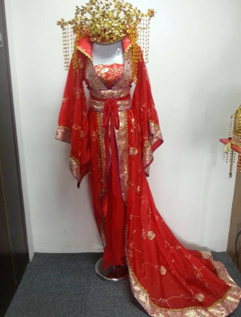 唐装古装定做/长宁区唐朝美人服装出租