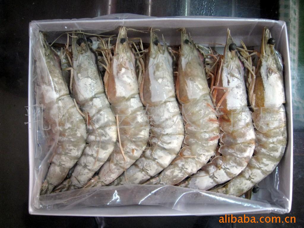 白虾冷冻水产品厄瓜多尔南美虾虾仁酒店图