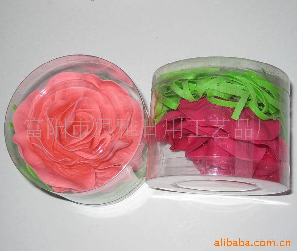单朵茶花香皂花纸香皂沐浴花香皂商务礼品
