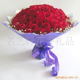 南通鲜花/鲜花速递/99朵红玫瑰