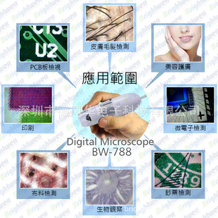 ֳʽɱ佹΢4ŸȰ׹LED,25X-200X