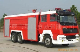 湖南重汽水罐消防车车