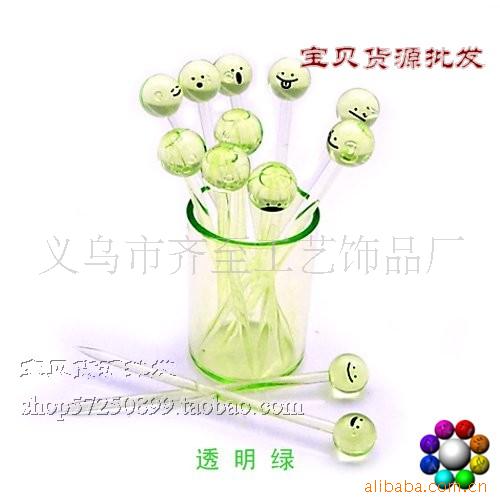 CFQT003I^新奇特表情水果叉套装餐具