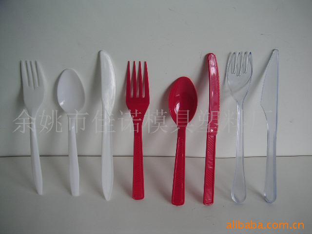 塑料叉勺产品及模具